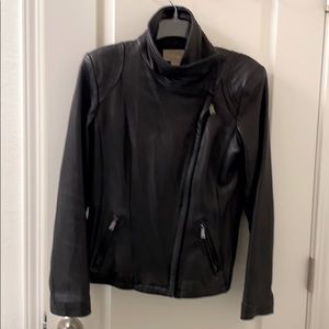 MICHAEL KORS LEATHER MOTO JACKET
